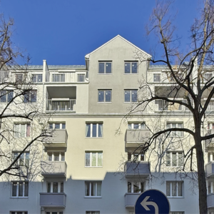Hadlichstraße 23a, 23, 22a, Fassadenansicht