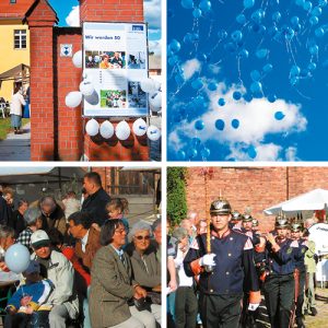 2005 Jubiläumsjahr – „50 Jahre Erste Wohnungsgenossenschaft Berlin-Pankow eG“ Mitgliederfest am 17.September 2005 auf dem Künstlerhof Buch